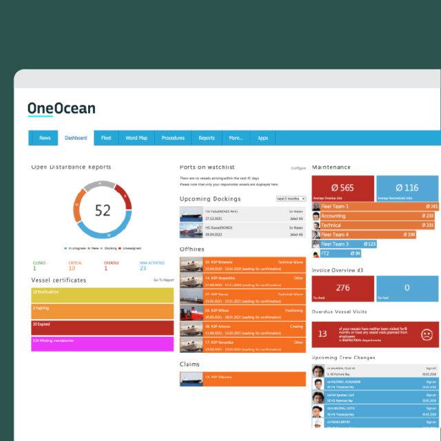 Cloud Fleet Manager | Maritime Fleet Management Software | OneOcean